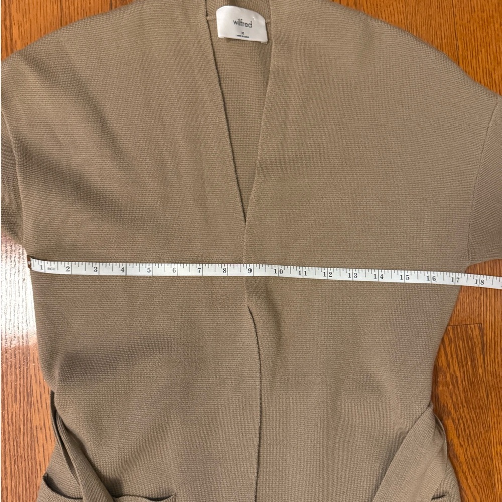 Wilfred Cozy Tan Long Sleeve Dress - Picture 12 of 14